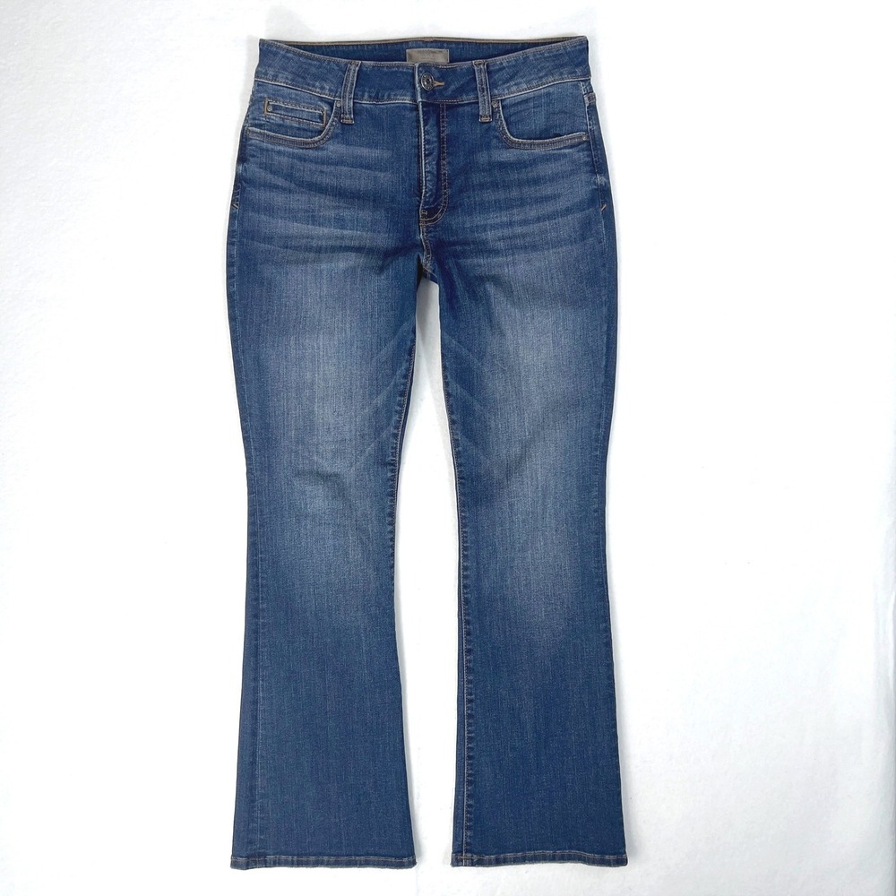 KUT from the Kloth Natalie Fab Ab Jeans 8 P Bootcut 90s Y2K Minimalist Stretch